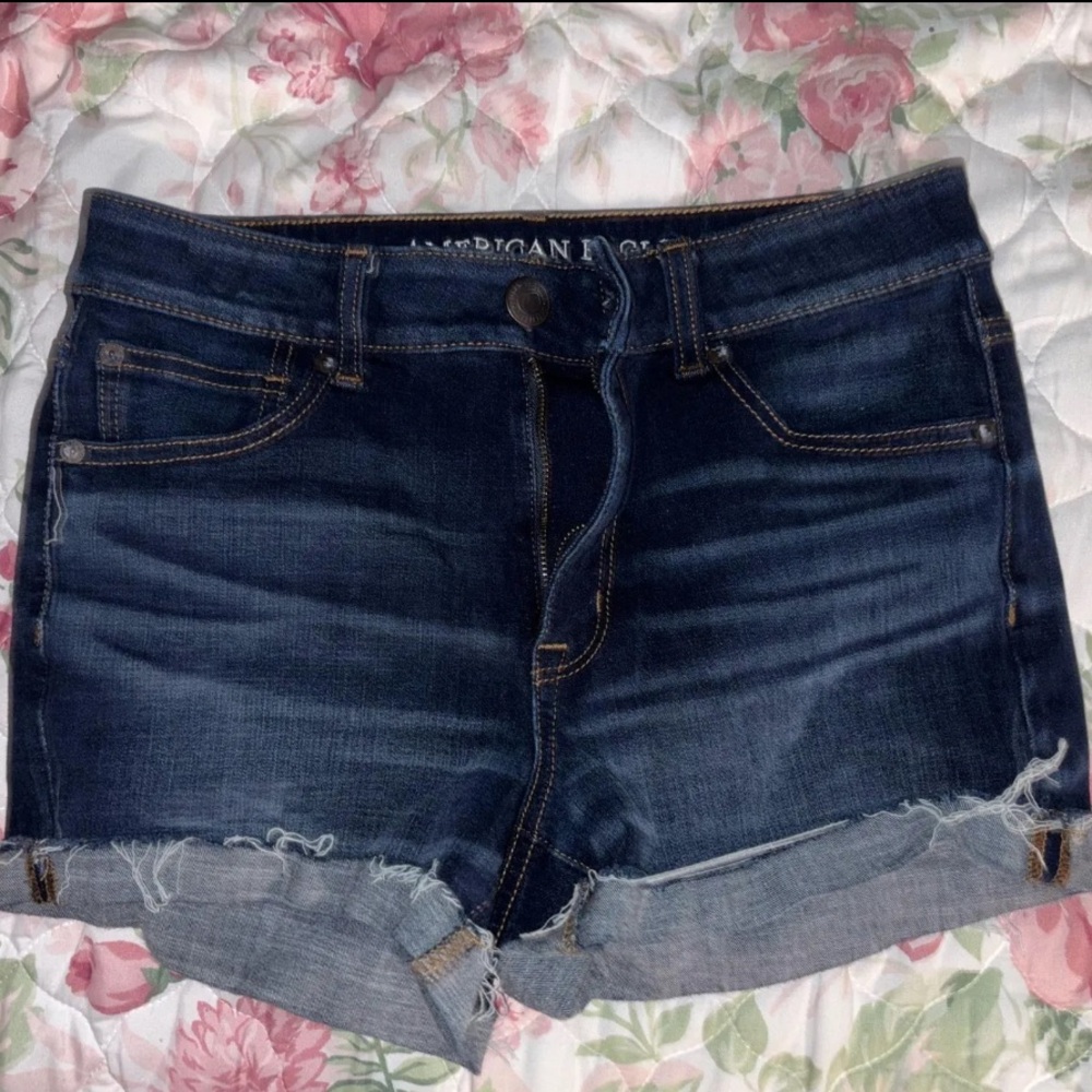 American Eagle Outfitters Women's Blue Denim Shorts